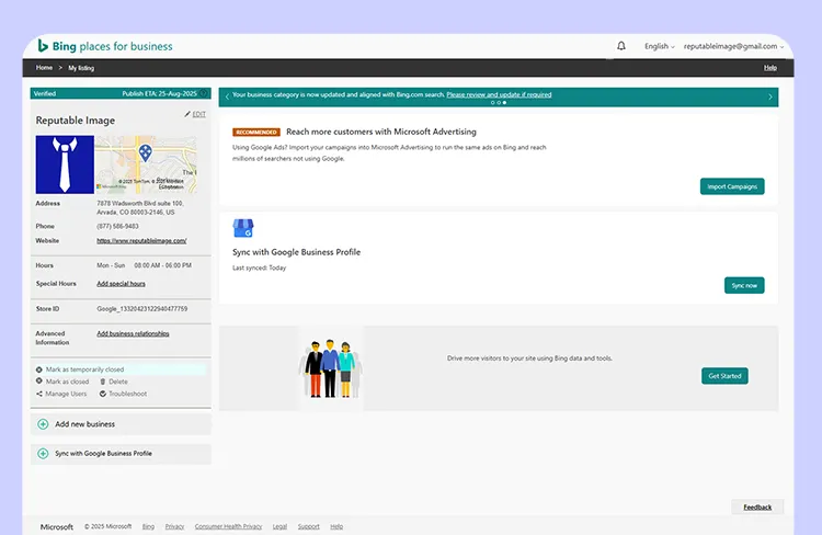Affordable SEO services in the Denver area. Don't neglect Bing places for businesses